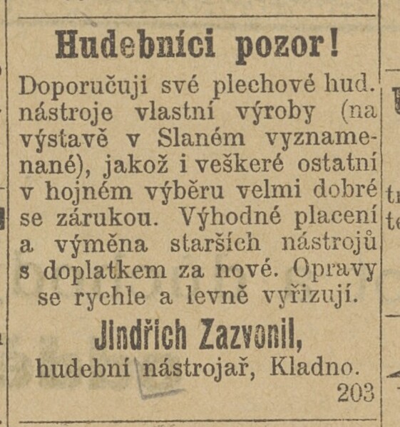 Právo lidu
časopis hájící zájmy dělníků, maloživnostníků a rolníků, roč. 6, 17.10.1897, č. 17, s. [12]. 