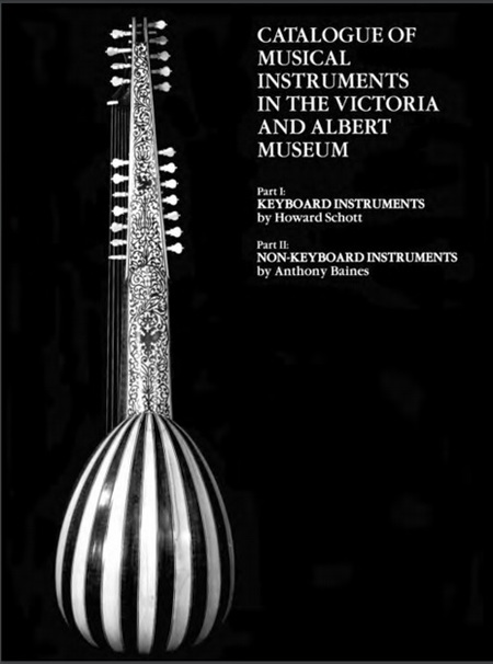 Katalog hudebních nástrojů londýnské sbírky dostupný online